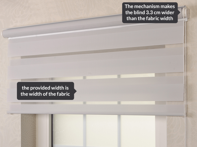 Ceiling-/wall-mounted D/N blinds – MGS