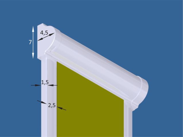 With U-shaped side guides