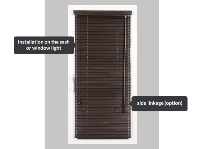 Wooden blinds 25mm